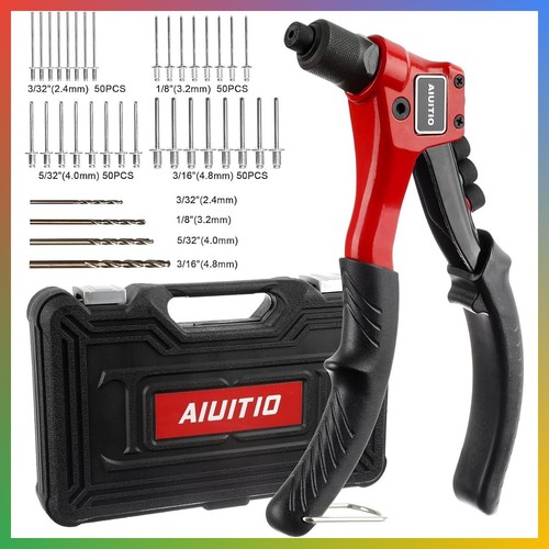 Manual rivet gun kit 200pc - manual,