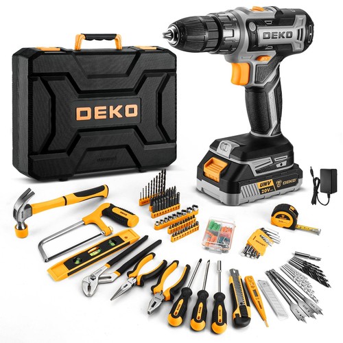 Dekopro 186pcs cordless drill - cordless,