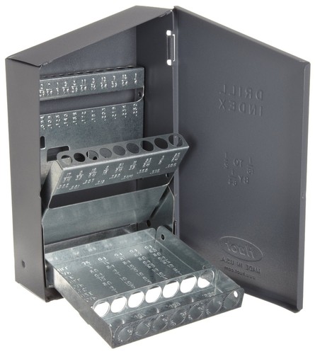 Steel index case - steel, drill