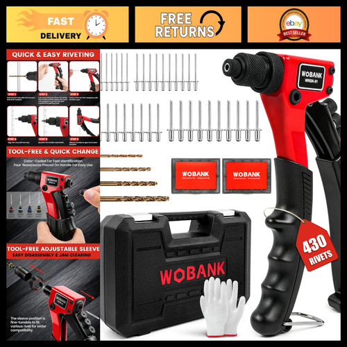 Heavy duty rivet - set, with