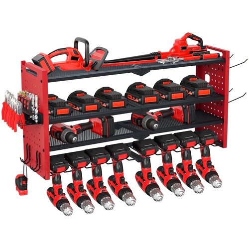 Power tool organizer - power, wall